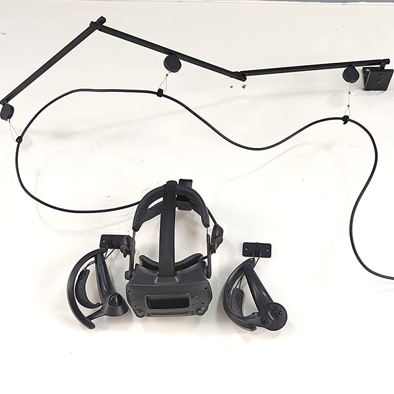 Gestion des câbles pour Casques VR au plafond