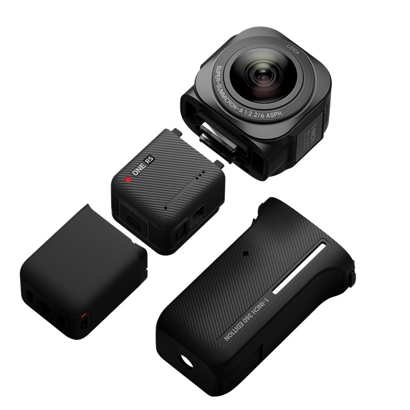 Insta360 ONE RS 1-Inch 360 Edition - 6K 360 Camera with Dual 1-Inch  Sensors, Co-Engineered with Leica, 21MP Photo, FlowState Stabilization,  Superb Low