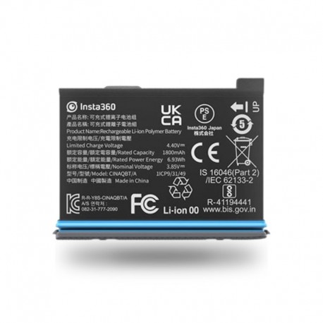 Batterie 1800 mAh pour Insta360 X3